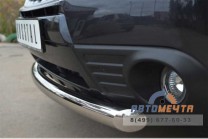 Защита бампера передняя на Subaru Forester 2008--1