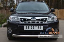 Защита бампера передняя на Subaru Forester 2008--0