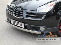 Защита переднего бампера для Subaru Tribeca EVRO, d76 мм (дуга) Защита бампера передняя на Subaru Tribeca EVRO