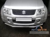 Защита переднего бампера для Suzuki Grand Vitara 3dr 05-07, d70 мм, (секции) Защита бампера передняя на Suzuki Grand Vitara до 07