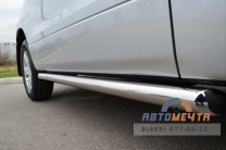 Защита порогов для Suzuki Grand Vitara 3dr 12-, (труба), d63 мм, скосы 45 градусов-0 Защита порогов для Suzuki Grand Vitara 12--0