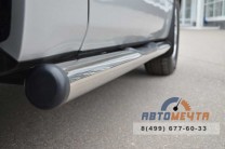 Пороги труба на Suzuki Grand Vitara 12--0