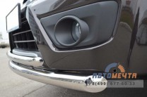 Защита пер. бампера на Suzuki Grand Vitara 12-, нерж-2