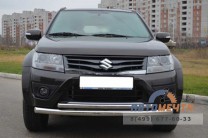 Защита пер. бампера на Suzuki Grand Vitara 12-, нерж-3