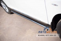 Пороги на Toyota Highlander 2010-2