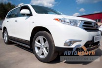 Пороги на Toyota Highlander 2010-1