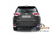 Защита заднего бампера 63мм TOYOTA HIGHLANDER 2014-	-0