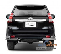 Защита заднего бампера 63/51мм LAND CRUISER PRADO 150	-0