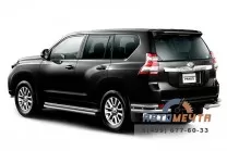 Защита заднего бампера двойная угловая Ø63/51мм TOYOTA LAND CRUISER 200 2016- Защита заднего бампера 63/51мм TOYOTA LC 200 2016-
