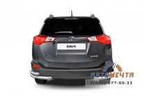 Защита заднего бампера 63/51мм TOYOTA RAV4 2013-2015-1