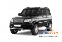 Защита переднего бампера двойная НПС 63/51 мм UAZ PATRIOT 2008-2013	-1