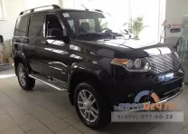 Защита переднего бампера двойная с углами НПС 63/51 мм UAZ PATRIOT 2014-	
