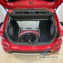 Пол в багажник для Kia Rio X и X-Line УСИЛЕННЫЙ, с подъемным люком без органайзера-2 Пол в багажник для Kia Rio X и X-Line УСИЛЕННЫЙ, с подъемным люком без органайзера-2