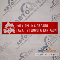 Виниловая наклейка на авто 
