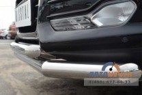 Защита переднего бампера для Ford Kuga 2013, d76 мм (секции) d63 мм (дуга)-2 Защита переднего бампера для Ford Kuga-2