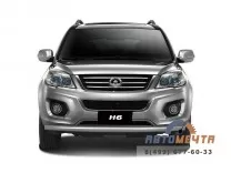 Защита переднего бампера одинарная Ø63мм для GREAT WALL HOVER H6 2013- Защита перед. бампера 63мм на GREAT WALL HOVER H6 13-