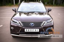 Защита переднего бампера для Lexus RX 270/350/450h 2009-2012, d63/42 мм (дуга)-2 Защита переднего бампера для Lexus RX-2