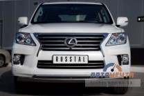 Защита переднего бампера для Lexus LX 570-1