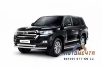 Защита бампера передняя 63/63мм TOYOTA LC 200 2016-	