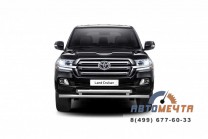 Защита бампера передняя 63/63мм TOYOTA LC 200 2016-	-1