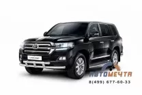 Защита переднего бампера 63/63мм TOYOTA LC 200 2016-	
