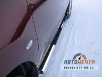 Пороги из нержавейки на Nissan Murano, нерж