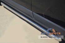 Пороги для Opel Antara нержавейка-3