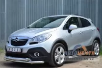 Пороги для Opel Mokka из нерж стали