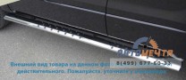 Пороги труба для Peugeot из нержавейки-1