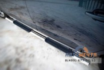 Пороги для Peugeot из нержавеющей стали-1