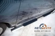 Пороги для Peugeot из нержавеющей стали