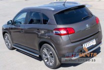 Пороги для Peugeot в наличии из нержавейки-1