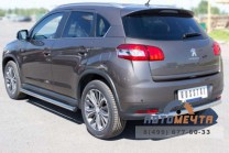 Пороги для Peugeot из качественной нержавейки-3
