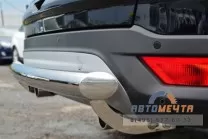 Защита заднего бампера для Ford Kuga 2013, d76 мм (дуга) Защита бампера задняя для Ford Kuga 2013