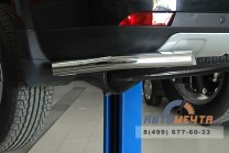 Защита заднего бампера угловая Ø63мм для GREAT WALL HOVER H3 2014- -1 Защита заднего бампера 63мм на GREAT WALL HOVER H3 14 -1