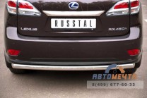 Защита заднего бампера на Lexus RX 270/350/450h-3