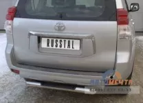Защита заднего бампера для Land Cruiser качественно