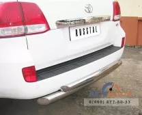 Защита бампера задняя на Toyota Land Cruiser