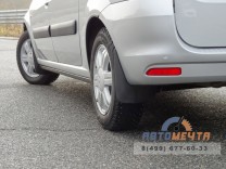 Широкие задние брызговики (2 шт) Рено Сандеро 2014 / Sandero Stepway-0