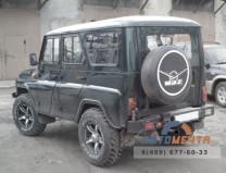 Задний силовой бампер УАЗ Хантер (Трофи без площадки лебедки, под калитки, Стандарт или Лифт +65)-6