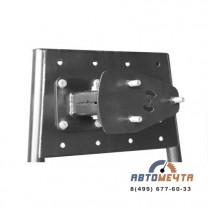 Задний силовой бампер УАЗ Хантер (Трофи без площадки лебедки, с левой калиткой, Стандарт или Лифт +65)-3