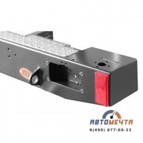 Задний силовой бампер УАЗ Хантер (Трофи с площадкой лебедки, под калитки, Стандарт или Лифт +65)-2