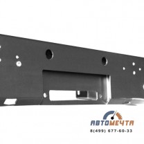 Задний силовой бампер УАЗ Хантер (Трофи с площадкой лебедки, под калитки, Стандарт или Лифт +65)-4