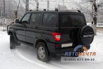 Задний силовой бампер УАЗ Патриот до 2015 (03.132.51) Туризм с калиткой