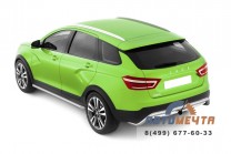 Защита порогов прямая 51 мм (НПС) LADA Веста SW Cross с 2017-0 Защита порогов прямая 51 мм (НПС) LADA Веста SW Cross с 2017-0
