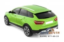 Защита порогов прямая 51 мм (НПС) LADA Веста SW Cross с 2017 Защита порогов прямая 51 мм (НПС) LADA Веста SW Cross с 2017