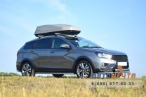 Защита порогов прямая 51 мм (НПС) LADA Веста SW Cross с 2017-1 Защита порогов прямая 51 мм (НПС) LADA Веста SW Cross с 2017-1