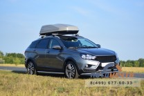 Защита порогов прямая 51 мм (НПС) LADA Веста SW Cross с 2017-2 Защита порогов прямая 51 мм (НПС) LADA Веста SW Cross с 2017-2