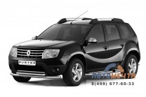 Защита порогов Площадка нижняя 51 мм (НПС) Рено Дастер 2012-2020 / Nissan Terrano с 2014--0