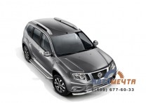 Защита порогов Площадка нижняя 51 мм (НПС) Рено Дастер 2012-2020 / Nissan Terrano с 2014--2